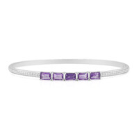 Brazalete en plata con Amatista (Remy Rotenier)