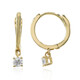 Pendientes en oro con Diamante I1 (H)  (CIRARI)
