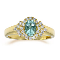 Anillo en oro con Turmalina Paraíba (CIRARI)