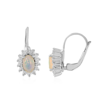 Pendientes en plata con Ópalo de Welo