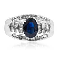 Anillo en oro con Zafiro de Ceilán (CIRARI)
