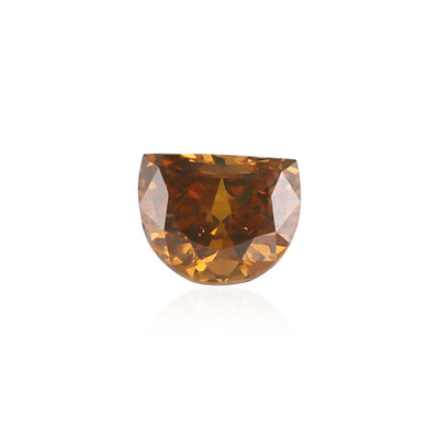 Piedra preciosa con Diamante naranja SI 0,17 ct