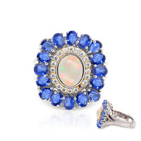 Anillo en plata con Ópalo de Welo (Dallas Prince Designs)