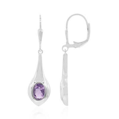 Pendientes en plata con Amatista