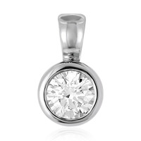 Colgante en plata con Topacio blanco