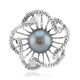 Colgante en plata con Perla plateada Freshwater (TPC)