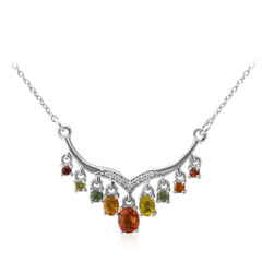 Collar en plata con Zafiro