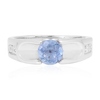 Anillo en plata con Fluorita de color cambiante