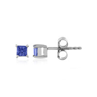 Pendientes en plata con Zafiro azul