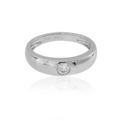 Anillo en platino con Diamante limpio a lupa F (LUCENT DIAMONDS)
