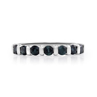 Anillo en plata con Indicolita
