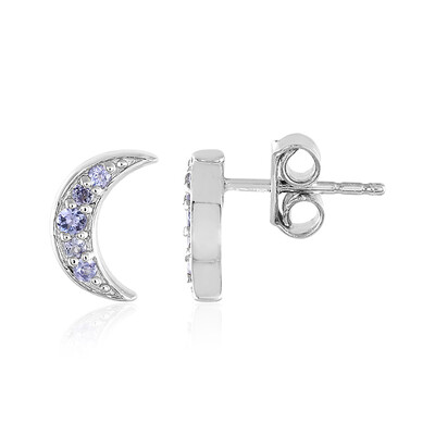 Pendientes en plata con Tanzanita