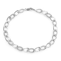 Brazalete en plata con Diamante I2 (J)