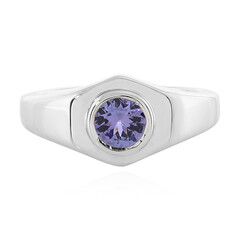 Anillo en plata con Tanzanita