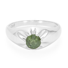 Anillo en plata con Zafiro de Mozambique