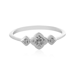 Anillo en plata con I1 (I) Diamante