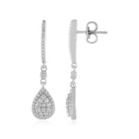 Pendientes en plata con Zircón
