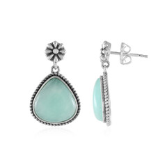 Pendientes en plata con Amazonita (Desert Chic)
