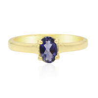 Anillo en plata con Iolita
