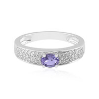 Anillo en plata con Tanzanita