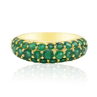 Anillo en oro con Esmeralda de Zambia (Adela Gold)