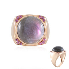 Anillo en plata con Labradorita púrpura de Maniry (KM by Juwelo)