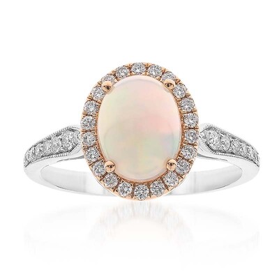 Anillo en oro con Ópalo Welo AAA (CIRARI)
