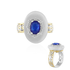 Anillo en plata con Ágata blanca (Gems en Vogue)