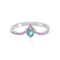 Anillo en plata con Zircón de Ratanak Kirí (Adela Silber)
