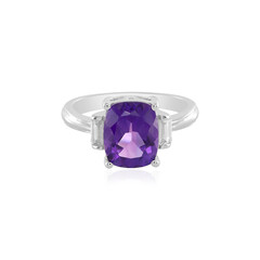 Anillo en plata con Amatista de Siberia