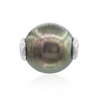 Colgante en plata con Perla cultivada de Tahití