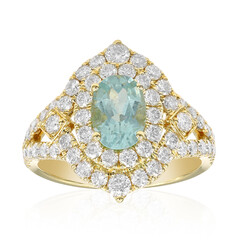 Anillo en oro con Turmalina Paraíba (CIRARI)
