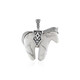 Colgante en plata con Howlita (Desert Chic)