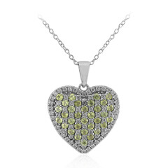 Collar en plata con Peridoto