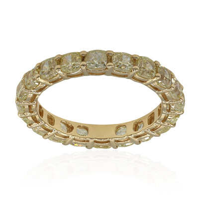 Anillo en oro con Diamante amarillo SI2 (CIRARI)