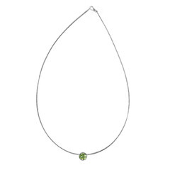 Collar en plata con Peridoto