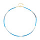 Collar en plata con Aguamarina Santa María