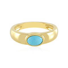 Anillo en plata con Turquesa bella durmiente