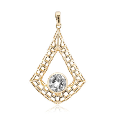 Colgante en oro con Danburita (Ornaments by de Melo)