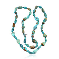 Collar en plata con Turquesa de Kingman (Anne Bever)
