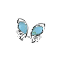 Anillo en plata con Turquesa