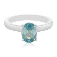 Anillo en plata con Zircón de Ratanak Kirí