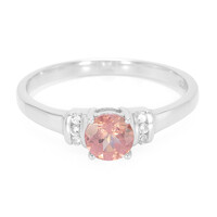 Anillo en plata con Granate de Malaya