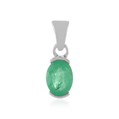 Colgante en plata con Esmeralda de Etiopía