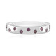 Anillo en plata con Diamante púrpura I2