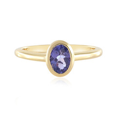 Anillo en plata con Tanzanita (Adela Silber)