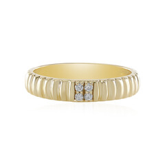 Anillo en oro con Diamante I2 (H) (de Melo)