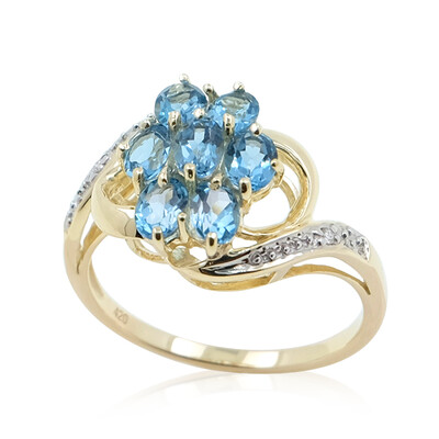 Anillo en oro con Zircón de Ratanak Kirí