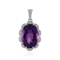 Colgante en plata con Amatista de Marruecos