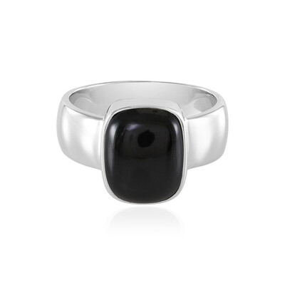 Anillo en plata con Ónix negro